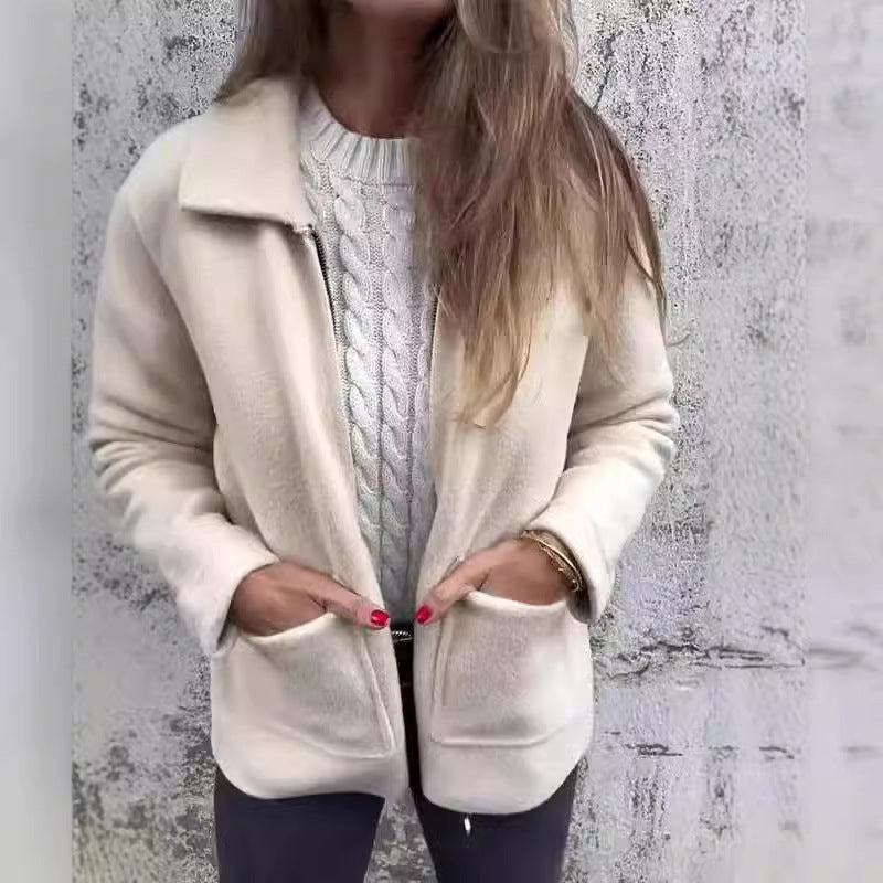Lorya Veste Cardigan Élégante en Laine