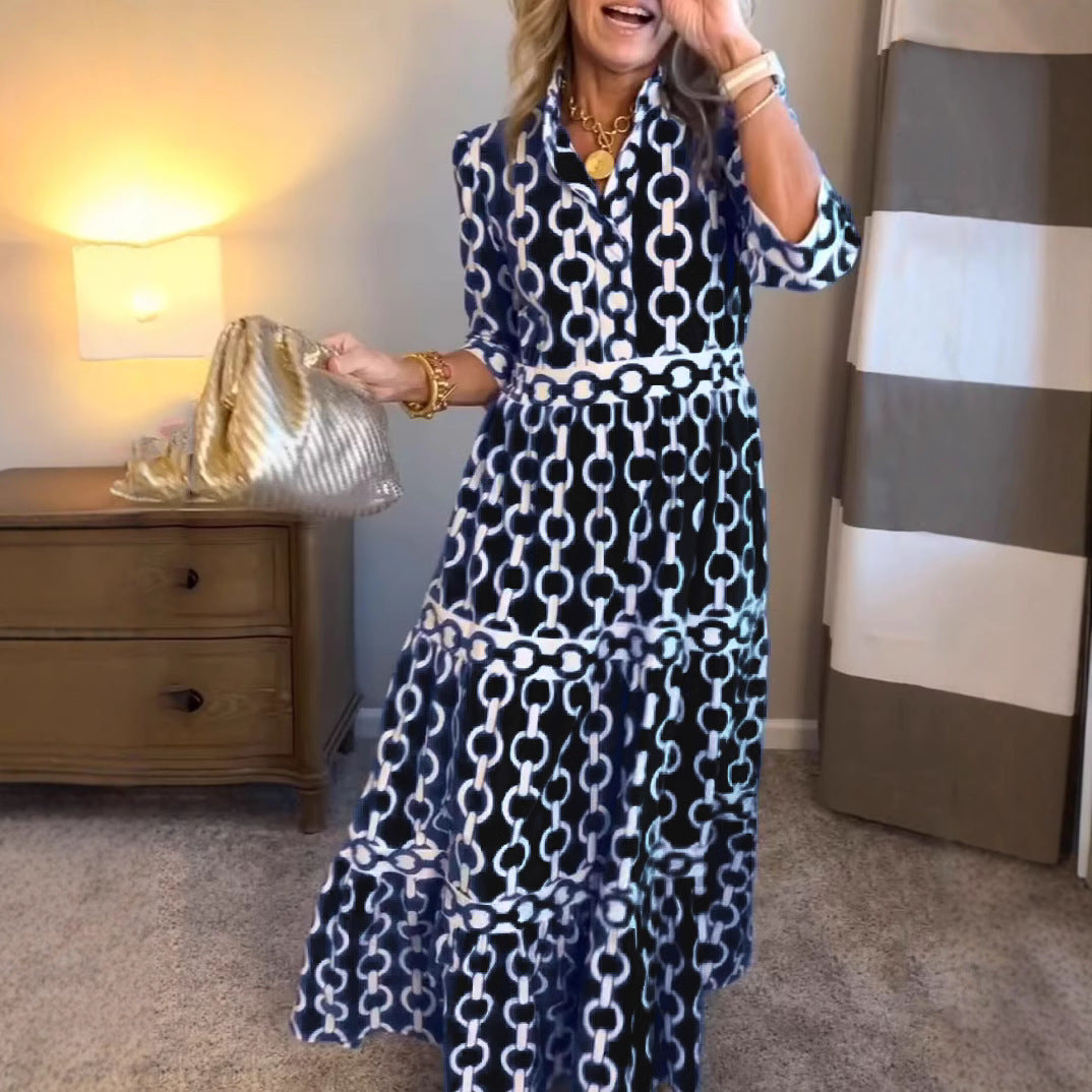 Robe Amira À Imprimé Géométrique Estival