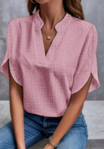 Eléna Blouse Chic d’Été à Col V