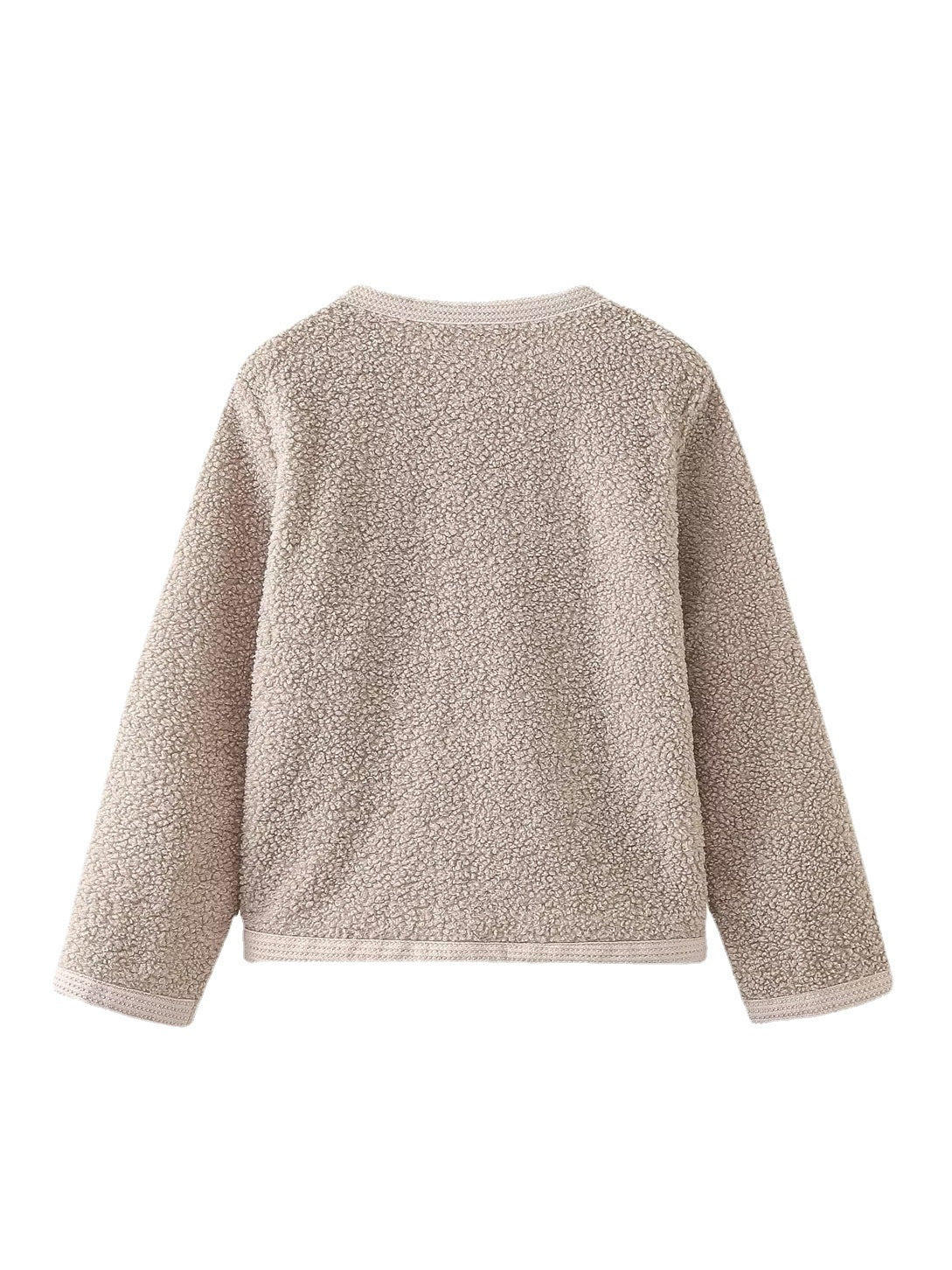 Veste Courte en Tricot de Laine Élégante