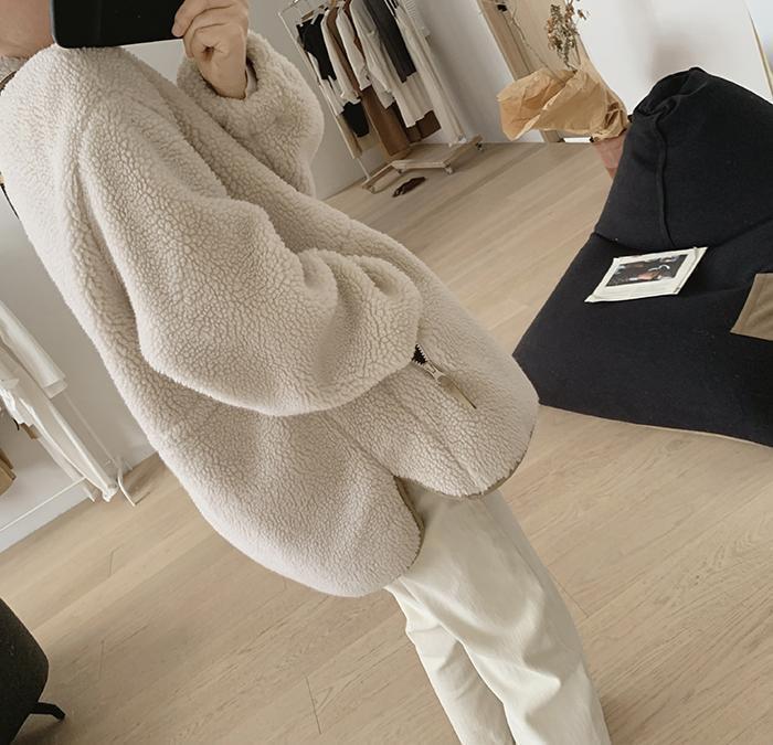 Camille Manteau en Laine d'Hiver avec Poches