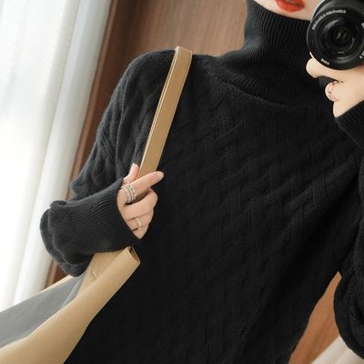 Pull Court Femme Oversize en Tricot Épais