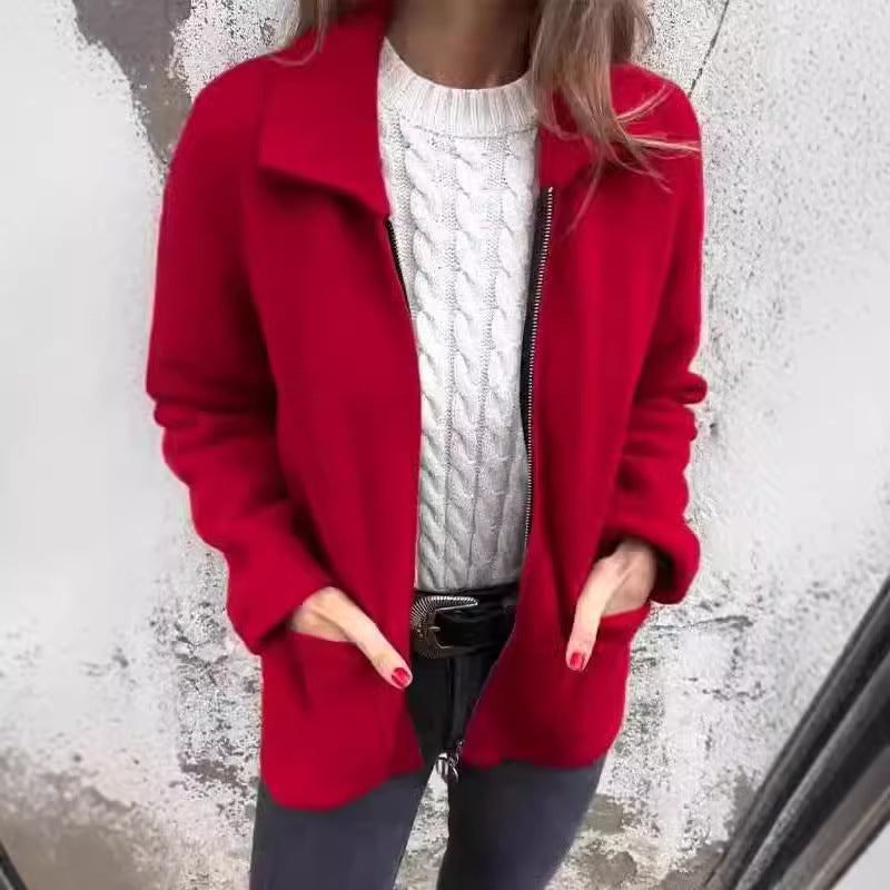 Lorya Veste Cardigan Élégante en Laine
