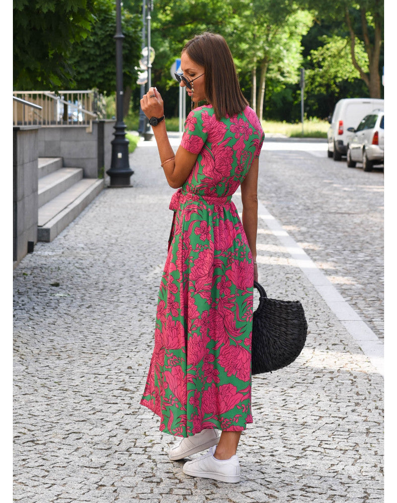 Robe Elina – Légèreté et Élégance Imprimée