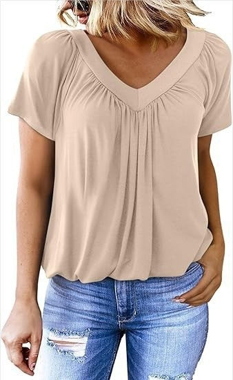 Naya T-shirt Chic d’Été à Col V