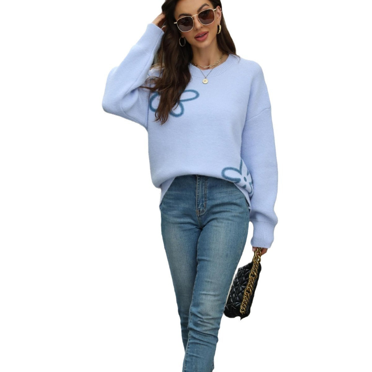 Le Pull Élégance Florale