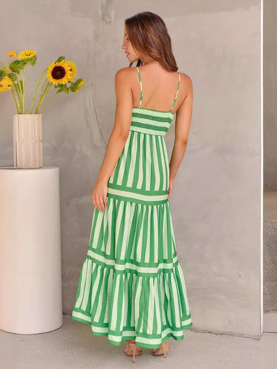 Melaya Robe Chic d’Été avec Poches