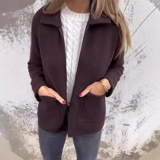 Lorya  Veste Cardigan Élégante en Laine