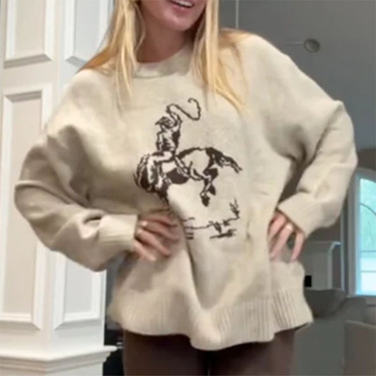 Pull Équestre L'Audace Toute Saison