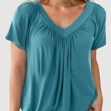 Naya T-shirt Chic d’Été à Col V