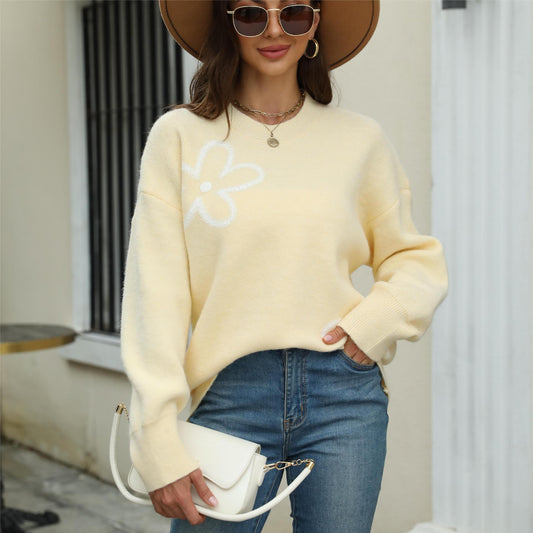 Le Pull Élégance Florale